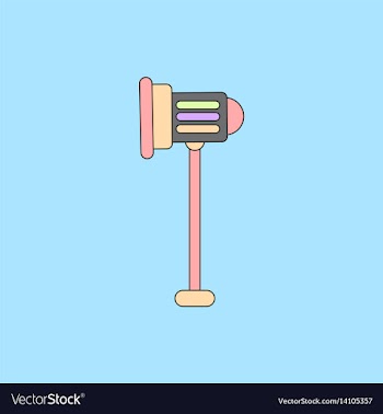 Movie stage light in flat vector image