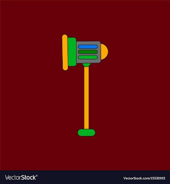 Movie stage light in flat vector image
