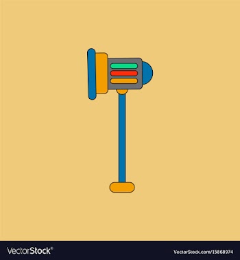 Movie stage light in flat vector image