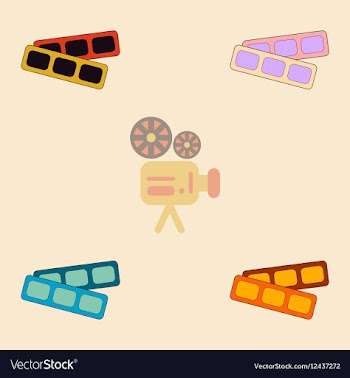 Movie tickets Collection in vector image