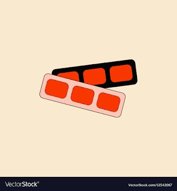 Movie tickets in flat style vector image