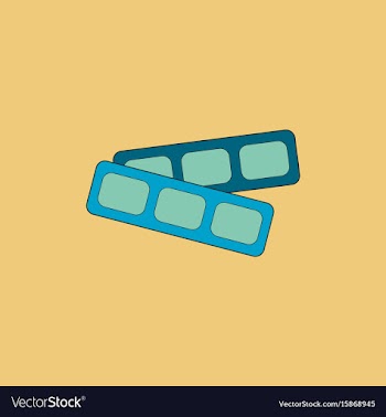 Movie tickets in flat style vector image