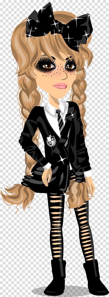 MovieStarPlanet Girl Boy Cartoon, girl transparent background PNG clipart