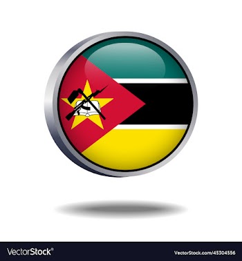 mozambique flag button