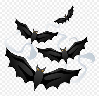 Mq Black Clouds Smoke Bats Halloween - Mq Black Clouds Smoke Bats Halloween