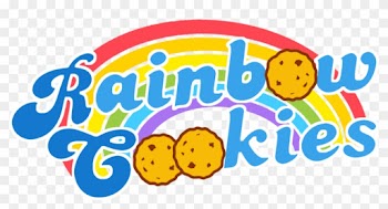 Mq Rainbow Rainbows Clouds Cookie Cloud Words - Rainbow