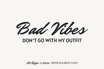 Mr Dafoe & Alatsi open | Free Font Add-on - rawpixel