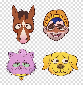 Mr. Peanutbutter Snout Peanut butter Christmas gift Comedy, Bojack Horseman transparent background PNG clipart