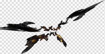 MrRobin abstract cd age , black and brown claw weapons transparent background PNG clipart