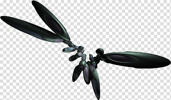 MrRobin abstract cd age , black and white hair blower transparent background PNG clipart