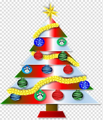 Mrs. Claus Santa Claus Christmas ornament Christmas tree, Colorful Christmas tree transparent background PNG clipart