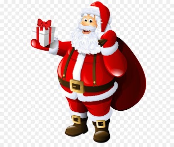 Mrs. Claus Santa Claus Gift Clip art - Transparent Santa Claus with Gift and Bag 