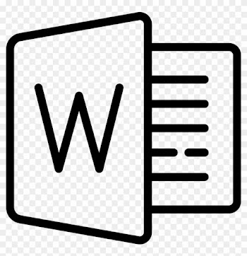 Ms Windows Clipart Microsoft Word - Ms Excel Icon Black And White