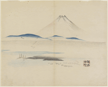 Mt. Fuji1830s) print in high | Free Photo - rawpixel