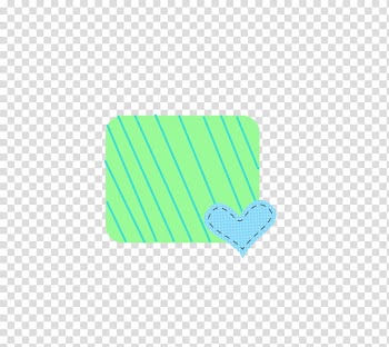 Muchas Cositas Lindas, green and blue heart transparent background PNG clipart