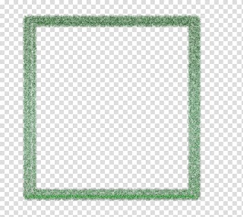 Muchas Cositas Lindas, square green frame graphic transparent background PNG clipart