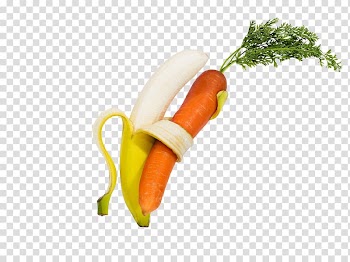 Muffin Carrot Banana Vegetable, Creative fruits and vegetables transparent background PNG clipart
