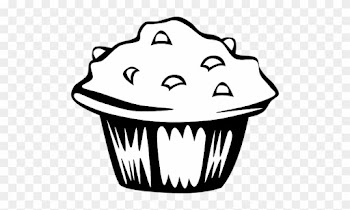 Muffin Fast Food Bakery Dessert Bread Snac - Black And White Muffin