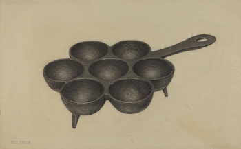 Muffin Pan (ca. 1938) by Philip | Free Photo - rawpixel