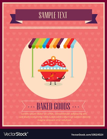 Muffin vector image