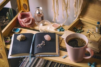 Mug Beside Book