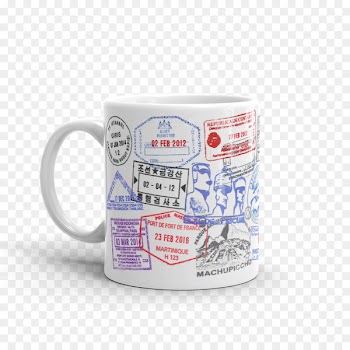 Mug Coffee cup Espresso Postage Stamps - oz 