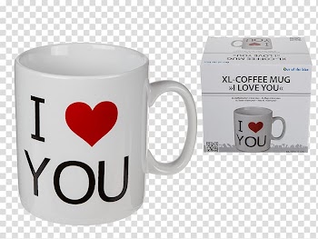 Mug Coffee YouTube Love Gift, mug transparent background PNG clipart