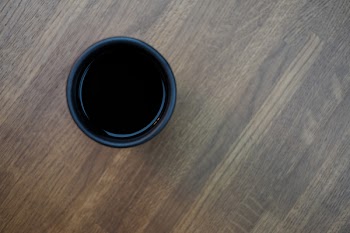 Mug of coffee on a wooden table 2
