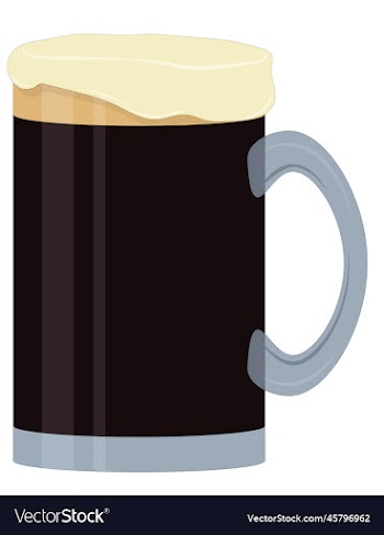 mug of cold dark beer
