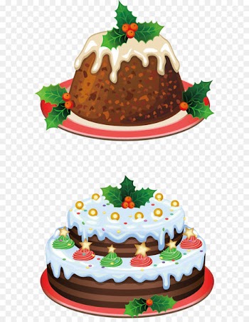 Mulled Wine Christmas ham Sunday roast Christmas dinner - Vector Christmas food 