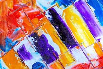 Multi-colored Abstract Painting