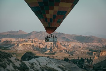 Multi-coloured Hot Air Balloon