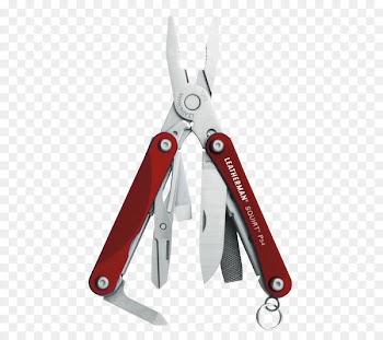 Multi-function Tools & Knives Leatherman Squirt PS4 Multitool - Red Leatherman Squirt P4 - onomatopeacutee watercolor 