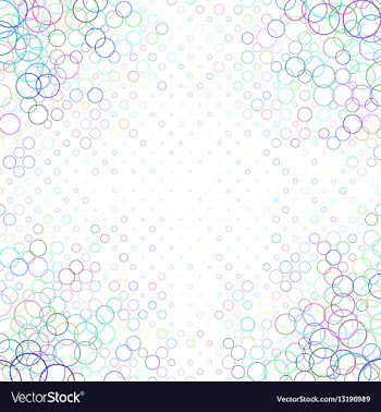 Multicolor abstract circle pattern background vector image