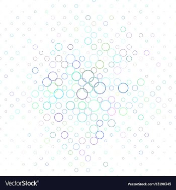 Multicolor abstract circle pattern background vector image