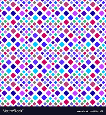 Multicolor abstract diagonal square pattern vector image
