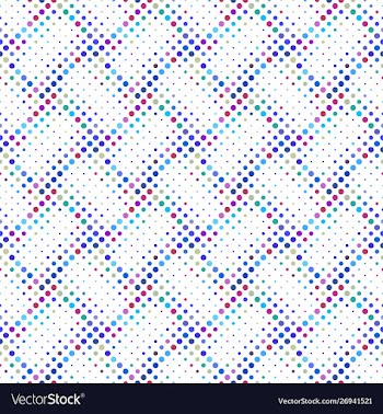 Multicolor abstract seamless dot pattern vector image