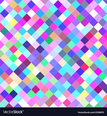 Multicolor abstract square background design vector image