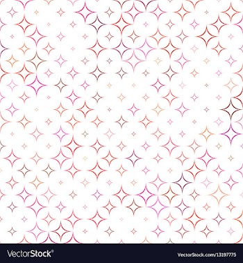 Multicolor abstract star pattern background vector image