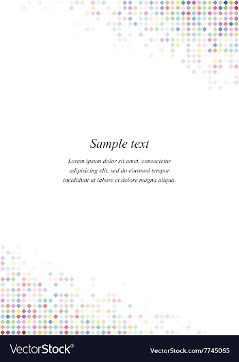 Multicolor page corner design template vector image