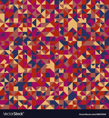 Multicolor polygonal abstract mosaic triangle vector image