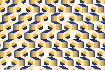 Multicolored 3D hexagonal pattern background | Free stock vector - 592100