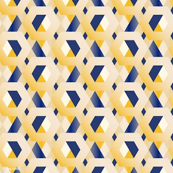 Multicolored 3D hexagonal pattern background | Free stock vector - 592116