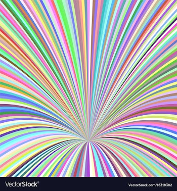 Multicolored 3d hole background - design from vector image