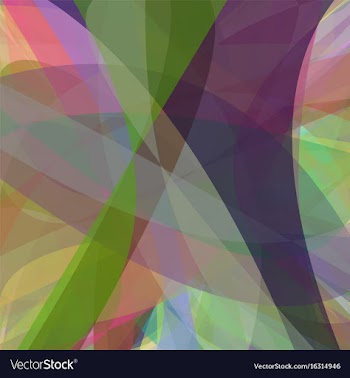 Multicolored abstract background from curves vector image