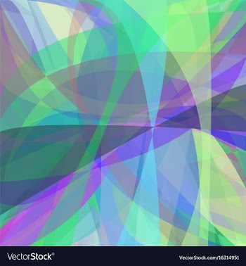 Multicolored abstract background from curves vector image