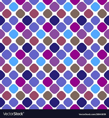 Multicolored abstract diagonal square pattern vector image