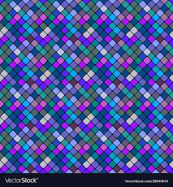 Multicolored abstract geometrical square pattern vector image
