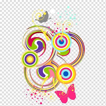 Multicolored abstract painting, Color Circle Gratis, Colored circles Creative background transparent background PNG clipart