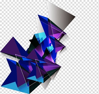 Multicolored abstract painting, Triangle Adobe Illustrator, Dynamic triangle element transparent background PNG clipart
